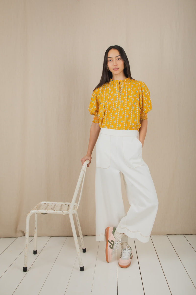 Aide Trouser in Ecru