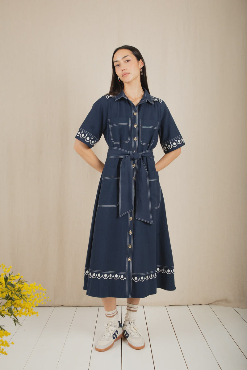 Andie Dress in Navy
