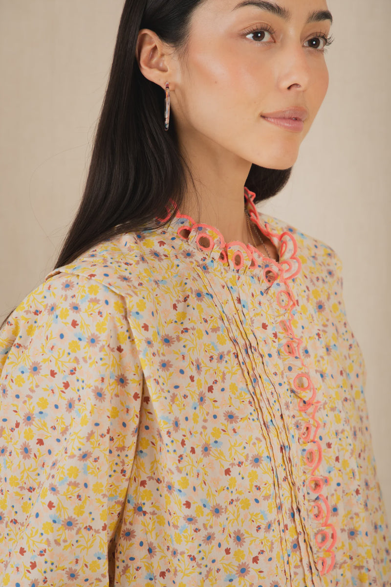 Etienne Shirt in Lemon Zest