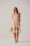 Nora Dress in Peach