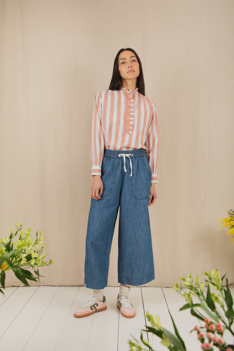 Anais shirt dusty rose