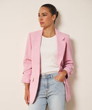 Pink Linen Blazer