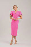 Cloud Fuchsia Dress