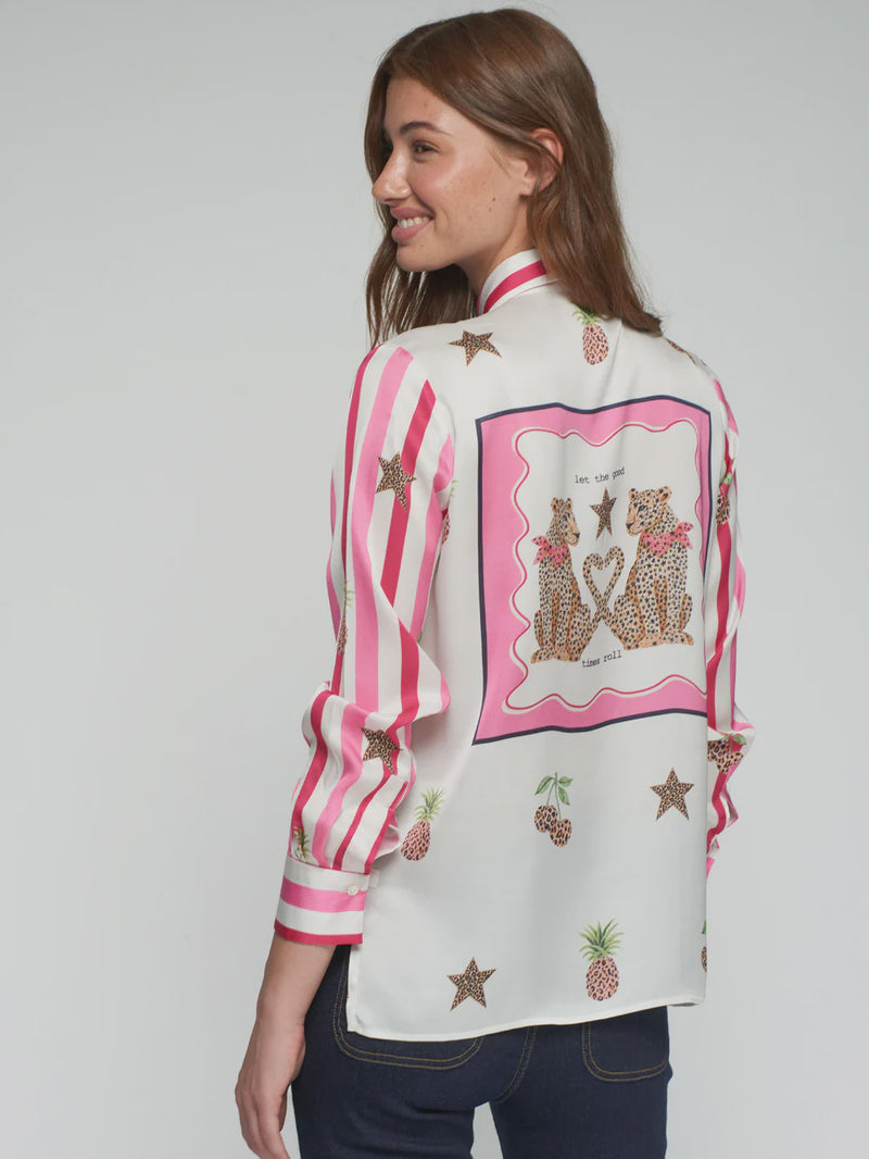 Striped Leopard Love Shirt