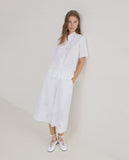 White skirt trousers.