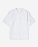 White Blouse with Embroidery