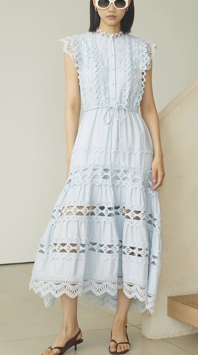 Irida Dress in Blue