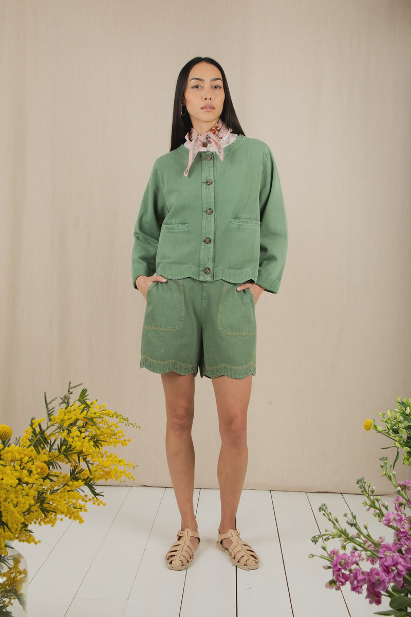 Marie jacket in fern green