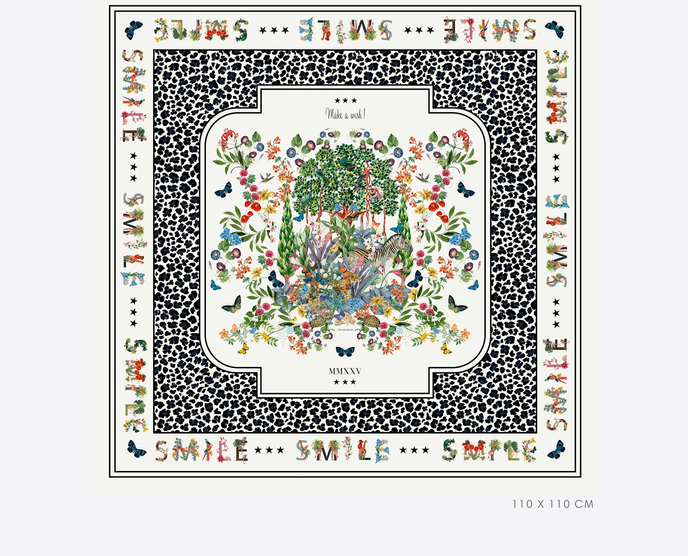 Vilagallo Make A Wish Silk Scarf