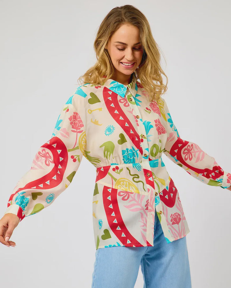 Cream Zoe Shirt
