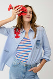 Kentucky Blue shirt with Red Lobster