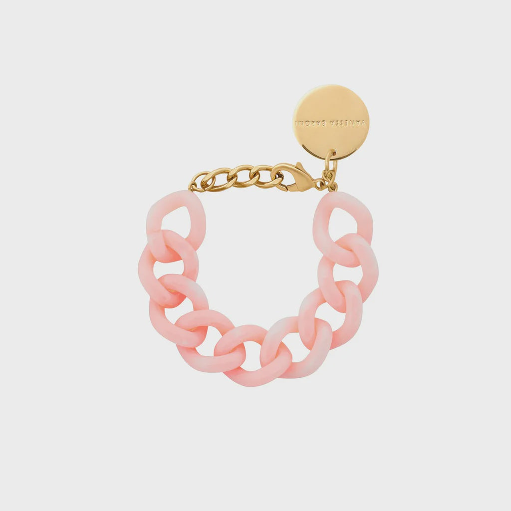Flat Chain a bracelet in Peach Sorbet