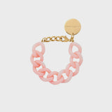 Flat Chain a bracelet in Peach Sorbet