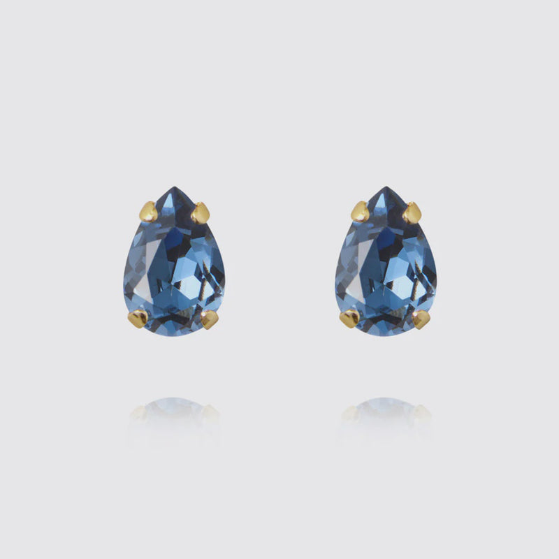 Petite drop stud earring