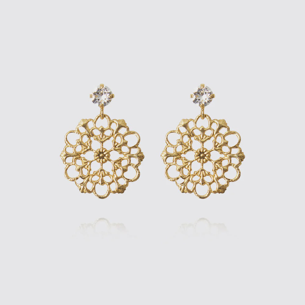 Andrea earrings in gold