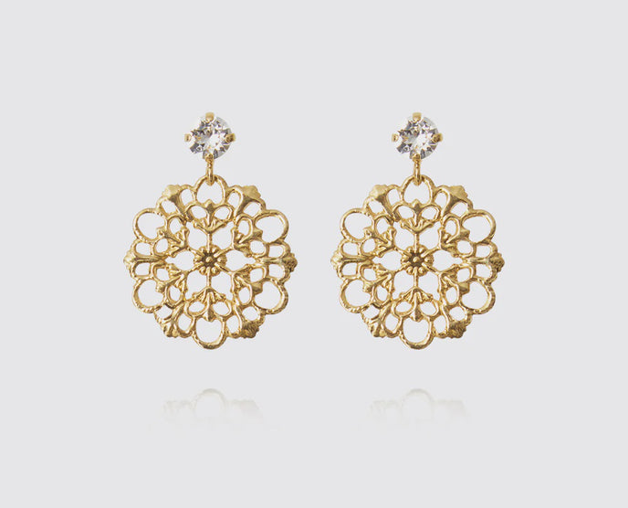 Andrea earrings in gold