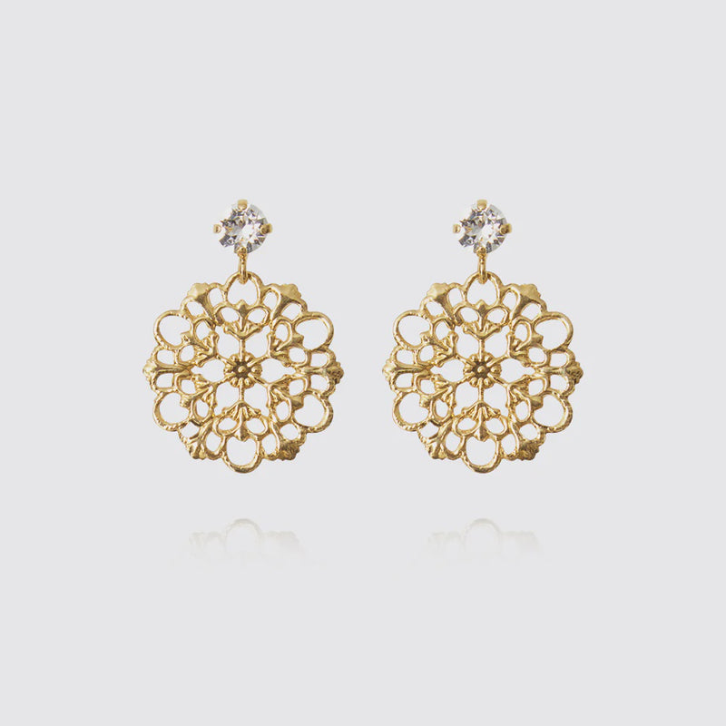 Andrea earrings in gold