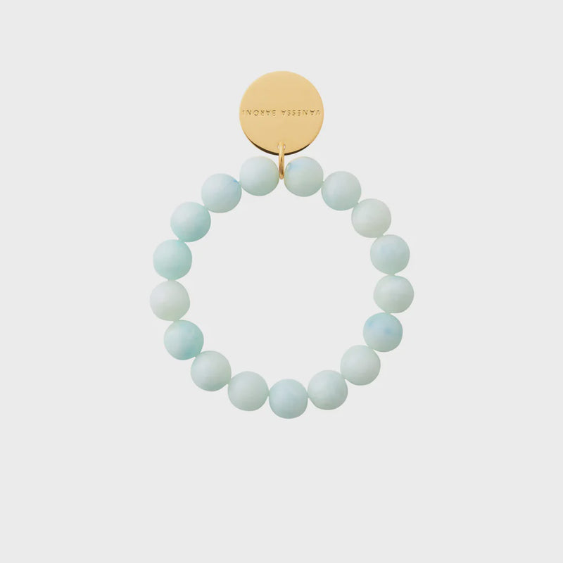 Mini Beads Flex Bracelet in Cloud Marble
