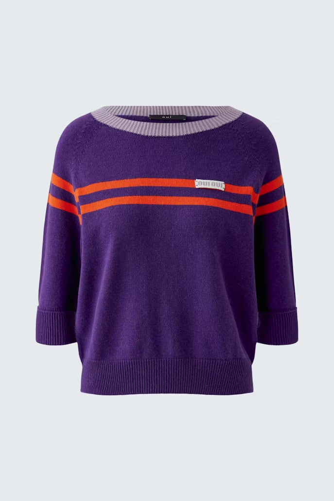 Violet and Orange Sweater