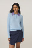 Barbara Pullover in Icy Blue
