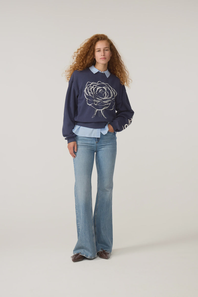 Luna Flower Sweater