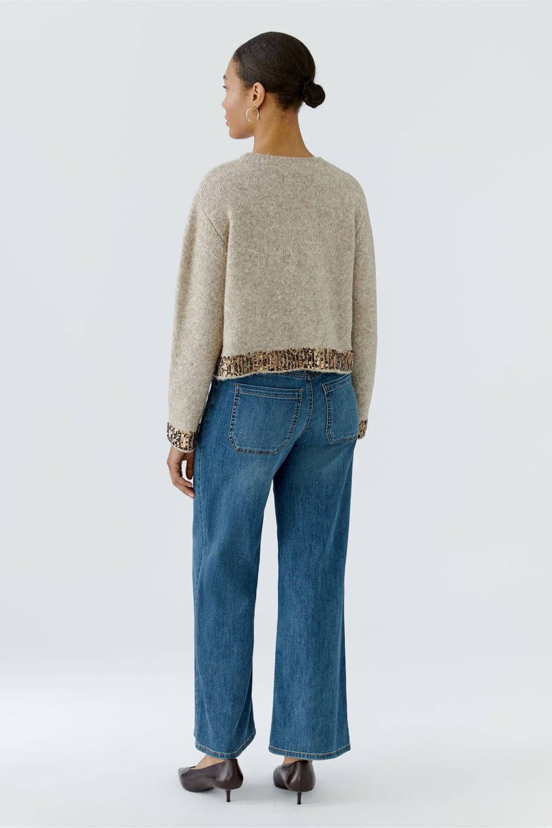 Cuddle pullover with sequins