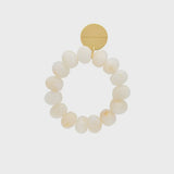 Stone flex bracelet pearl marble