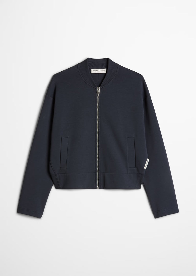 Jersey blouson maritime blue