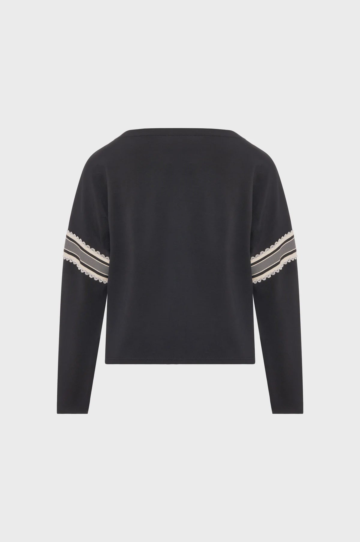 Black Interlock Sweater