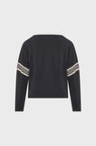Black Interlock Sweater