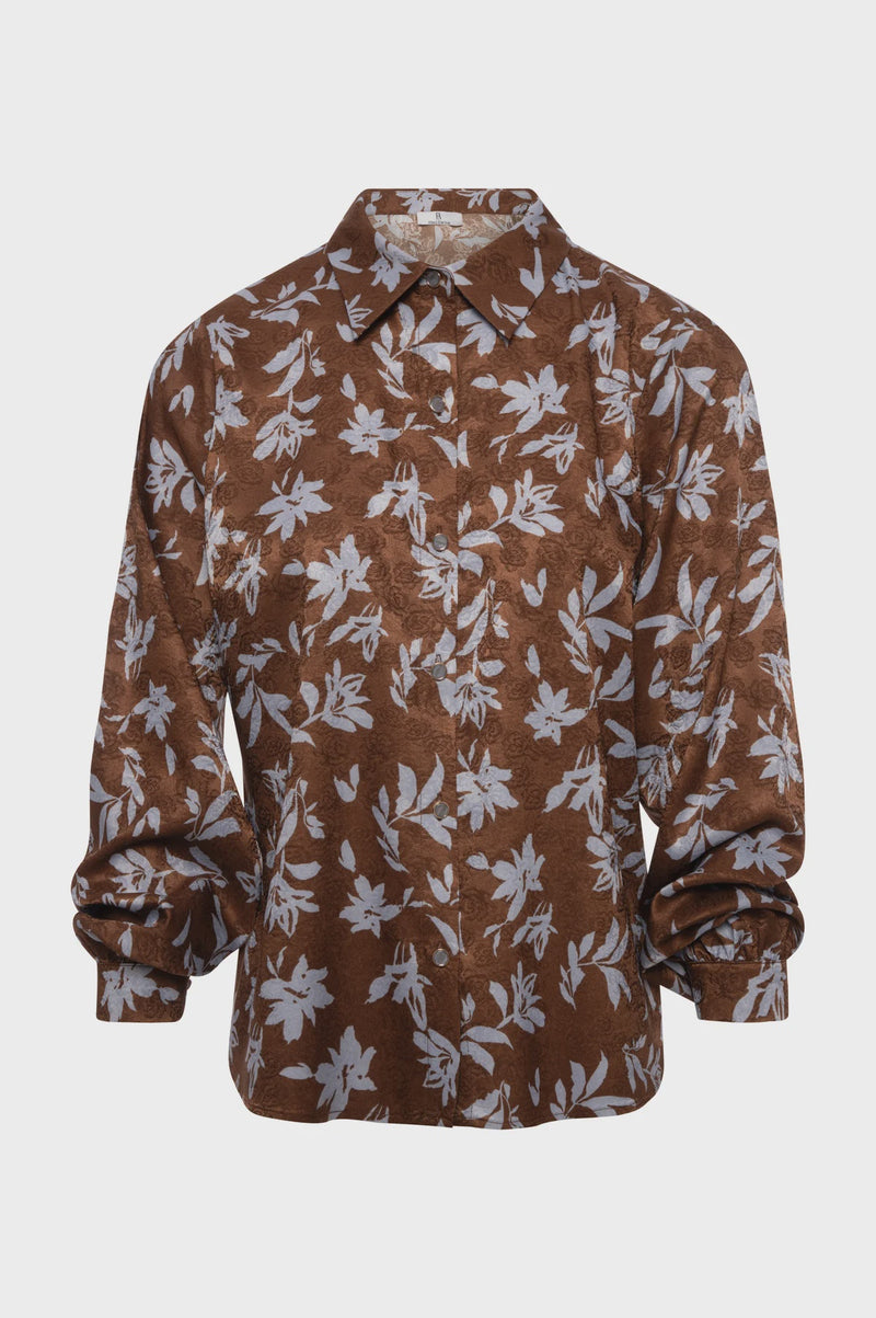 V Neck Blouse with Bow