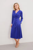Kamila blue mauve dress