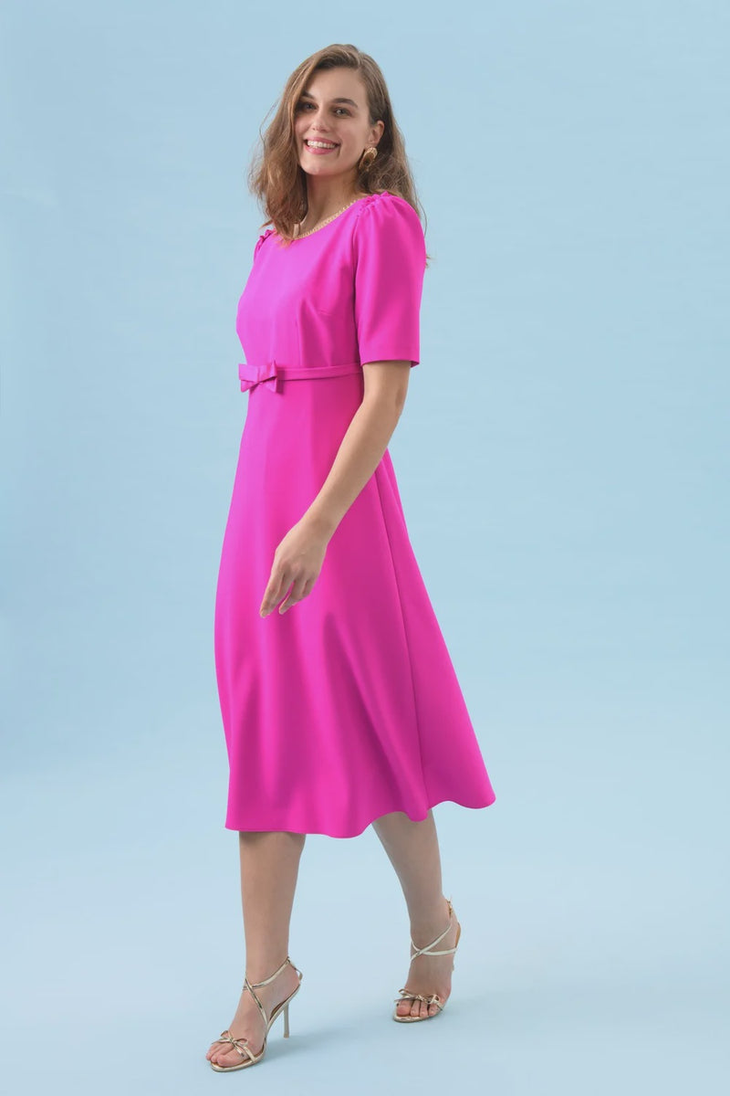 Pearl midi fuchsia
