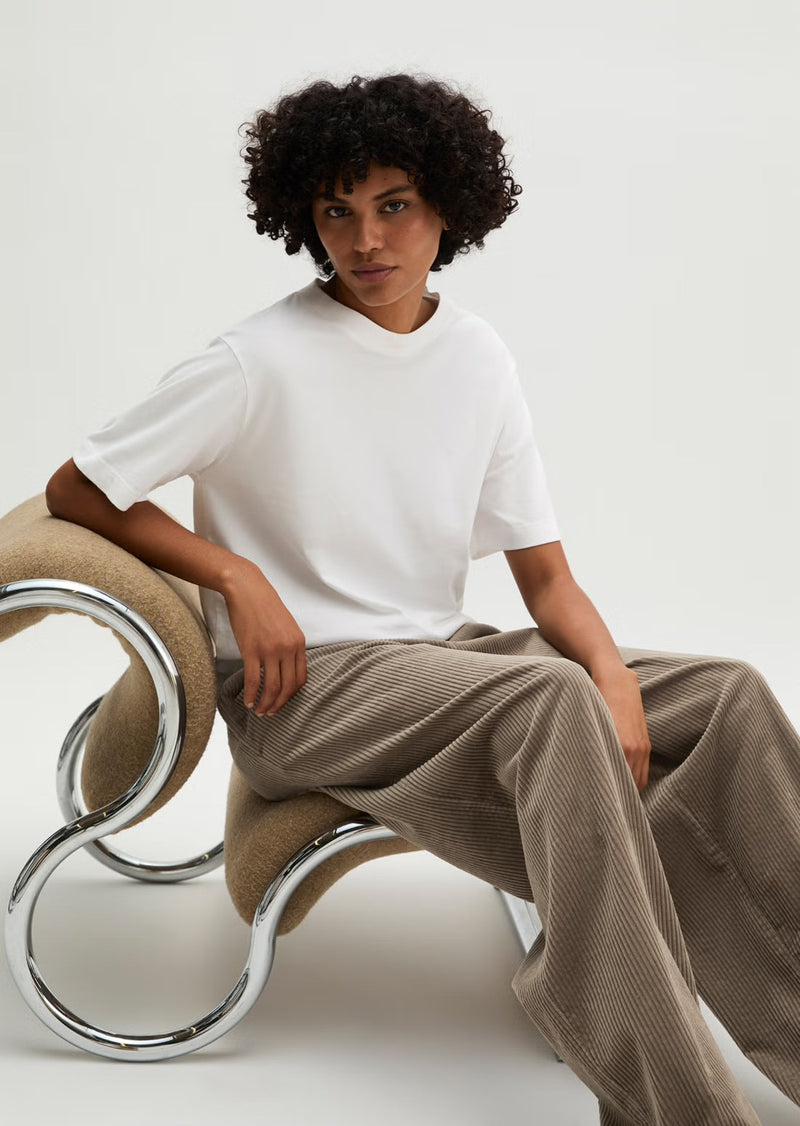 Relaxed fit T-shirt in white