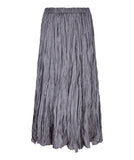 Crinkle skirt in grey