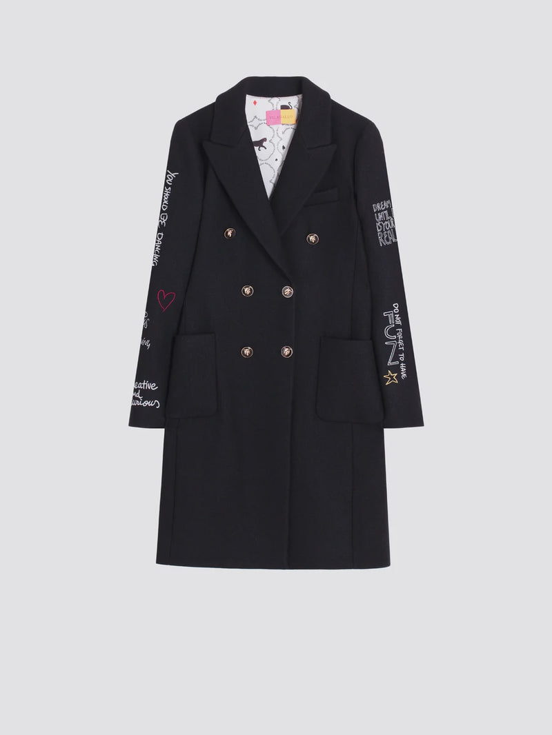 Black Ferris Wheel Coat