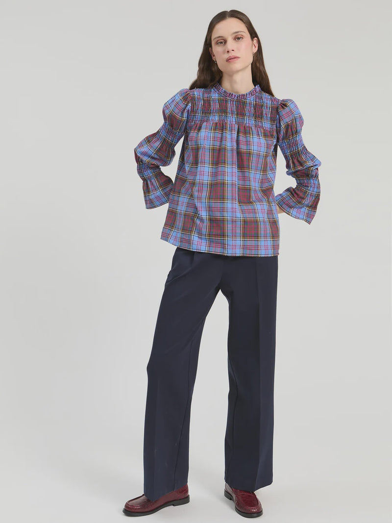 Vila Gallo Navy Tailored Trouser