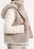 Taupe Puffa with Fur Body