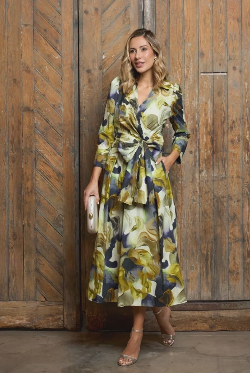 Aguacate Green Multicolour Dress