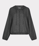 Dark Grey Wool Sweater with Diamanté Detail