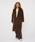 Brown Fun Fur Coat