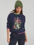Floral Guitar Sweater