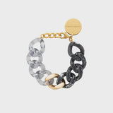 Vanessa Baroni Black Marbe and Clear two tone
