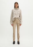 Velvet Pants Model Aleka Slim Trouser