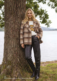 Cream & Chocolate Check Jacket