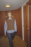 Jaide Vest Top in Brown