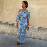 Blue deer Tilly dress
