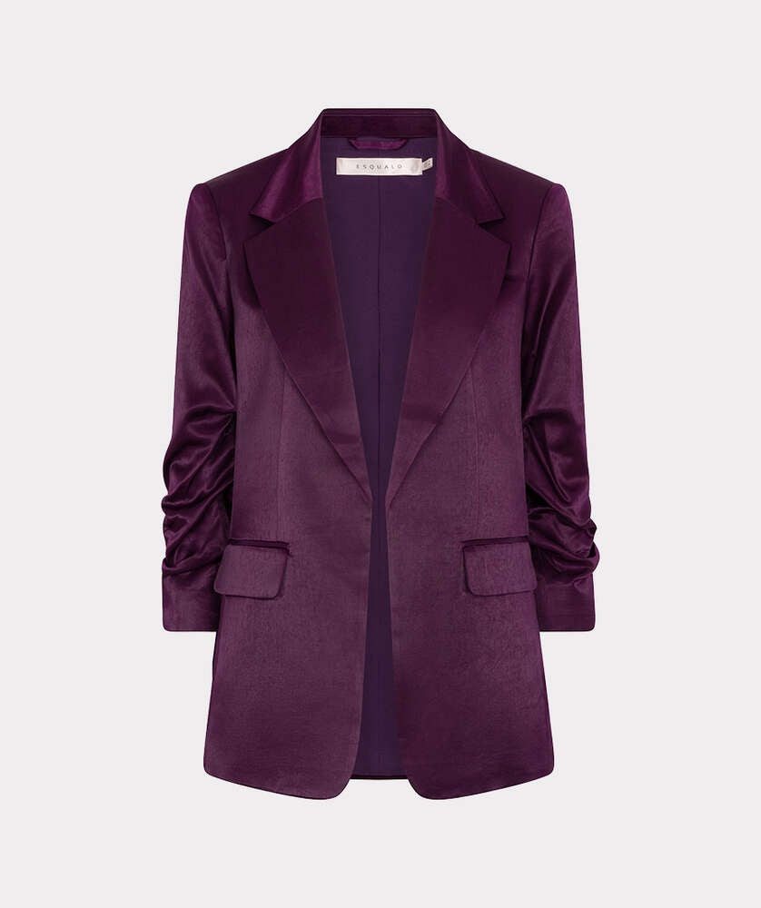 Blazer 3/4 length sleeve shiny