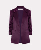 Blazer 3/4 length sleeve shiny