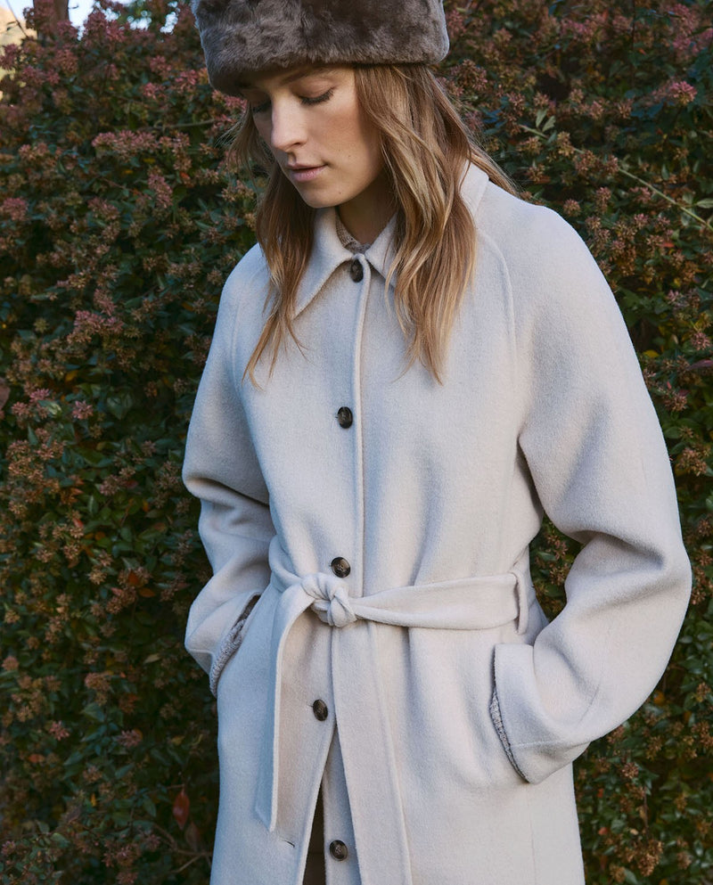 Long Ecru Coat
